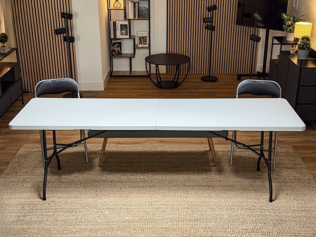 Studio-Ecke mit Möbeln